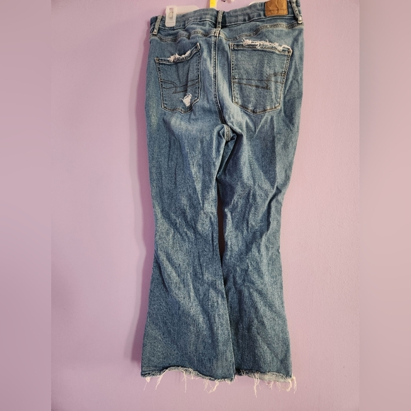 American eagle curvy high rise flare 10 short - Picture 8 of 11